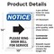Signmission Please Ring Door Bell, 10 in W x Rectangle, Plastic OS-2PACK-NS-P-1014-V-17583 - alternate 6